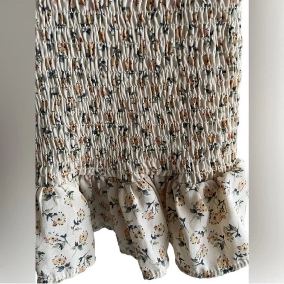 MORA Elastic Floral Bohemian Mini Skirt Size Small - Picture 6 of 10